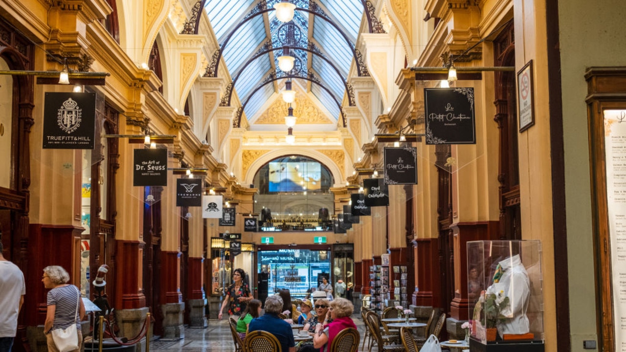 Melbourne’s Block Arcade is owned by the Cohen family, who founded the Godfreys vacuum cleaner business. (Photo by Alexi Rosenfeld/Getty Images)