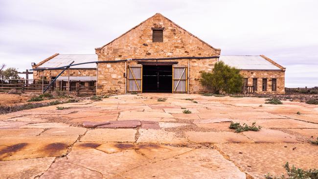 Supplied Editorial Nilpena woolshed in South Australia's new national park.