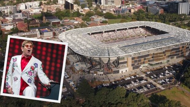 Elton John will be performing at Bankwest Stadium in March next year.