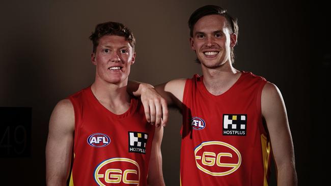 The Suns secured Matthew Rowell and Noah Anderson with the top two picks in the national draft. Picture: AAP