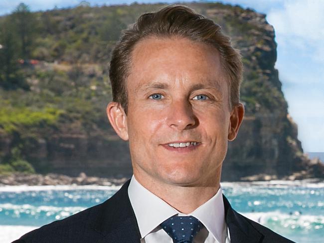 James Baker, a real estate agent with McGrath Avalon, came in number three on the northern beaches. Picture: Supplied