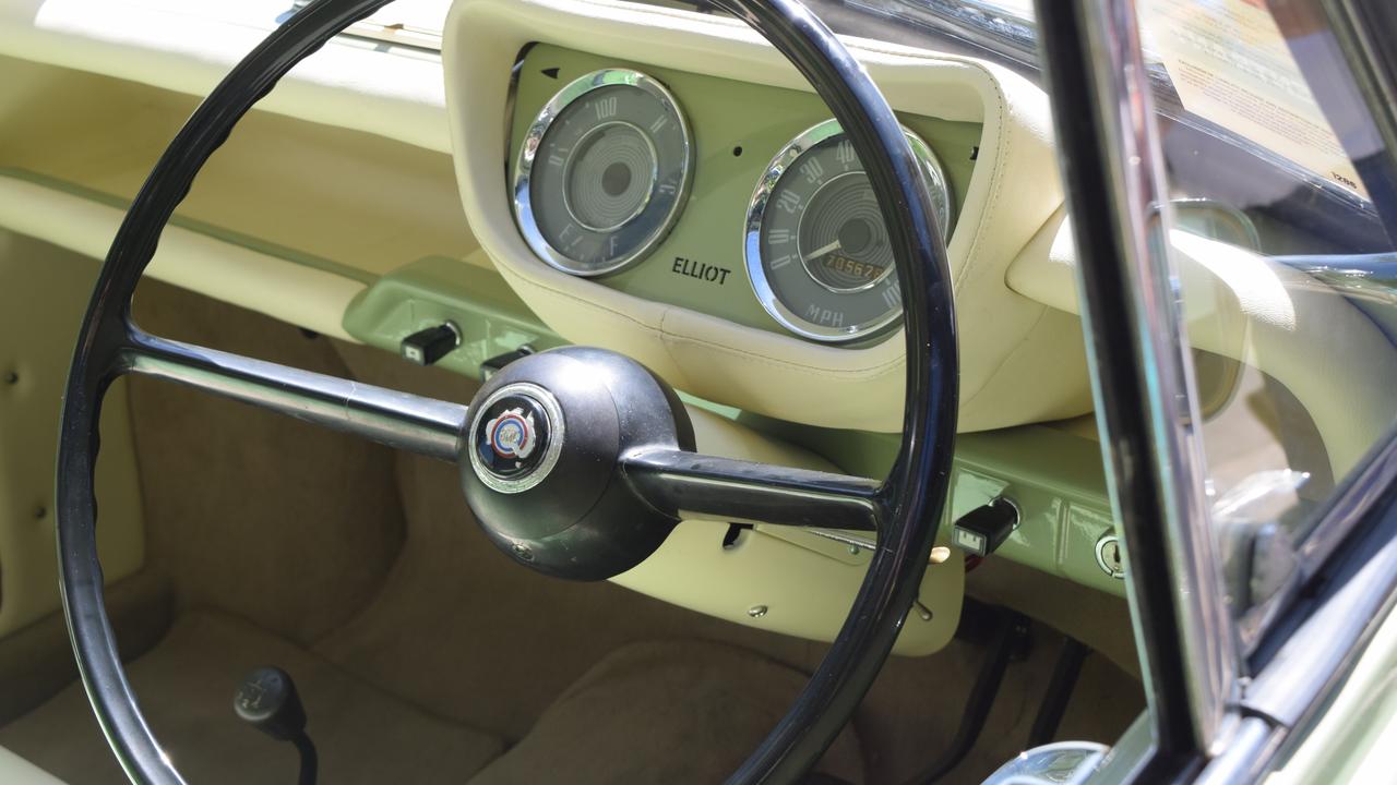 The 1963 Morris Major Elite owned by Jessica Agius is named after her childhood pet guinea pig Elliot. They made it so that Elliotâ&#128;&#153;s name flashes up on the dashboard when the car is started.