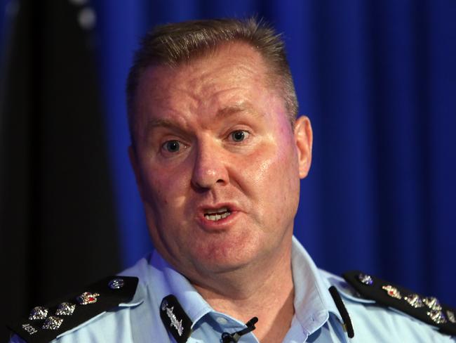 AFP Manager Criminal Assets, Fraud and Anti-Corruption, Commander Peter Crozier holding a media conference at AFP Headquarters Canberra, to announce the results of a major multi-agency fraud investigation conducted with the Department of Human Services, Department of Education and Training, the Victorian Department of Education and Training and Taskforce Integrity.Seven people have been arrested and $1.1 million in assets restrained in the investigation relating to up to $15.8 million of alleged fraudulent government payments to family daycare providers in MelbourneÕs west.