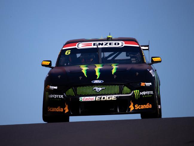 BATHURST, AUSTRALIA - OCTOBER 15: Cameron Waters drives the #6 Monster Energy Racing Ford Mustang during practice ahead of the Bathurst 1000 which is part of the 2020 Supercars Championship, at Mount Panorama on October 15, 2020 in Bathurst, Australia.  (Photo by Handout/Mark Horsburgh/Edge Photographics via Getty Images )