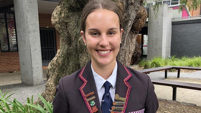 Haileybury Girls College dux Georgia Lyras Musgrave scored 99.95.