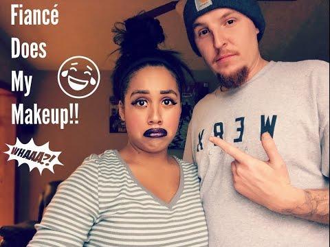 FUNNY: Makeup Artist Allows Fiance to do Her Makeup