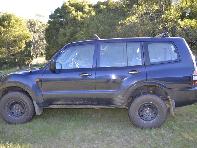 Gary Ridley’s body was later found dead in the driver’s seat of this vehicle. Picture: NSW Police