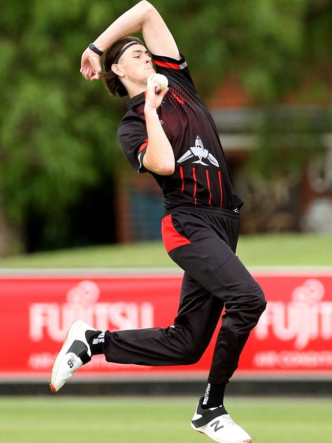 Cam McClure in action for Essendon. Picture: Hamish Blair