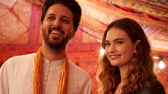 Natural chemistry: Shazad Latif and Lily James star in What’s Love Got to Do With It?