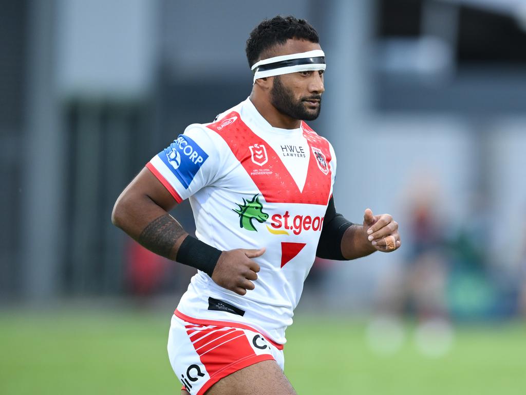 Francis Molo’s messy exit from the Dragons has taken another turn. Picture: NRL Photos