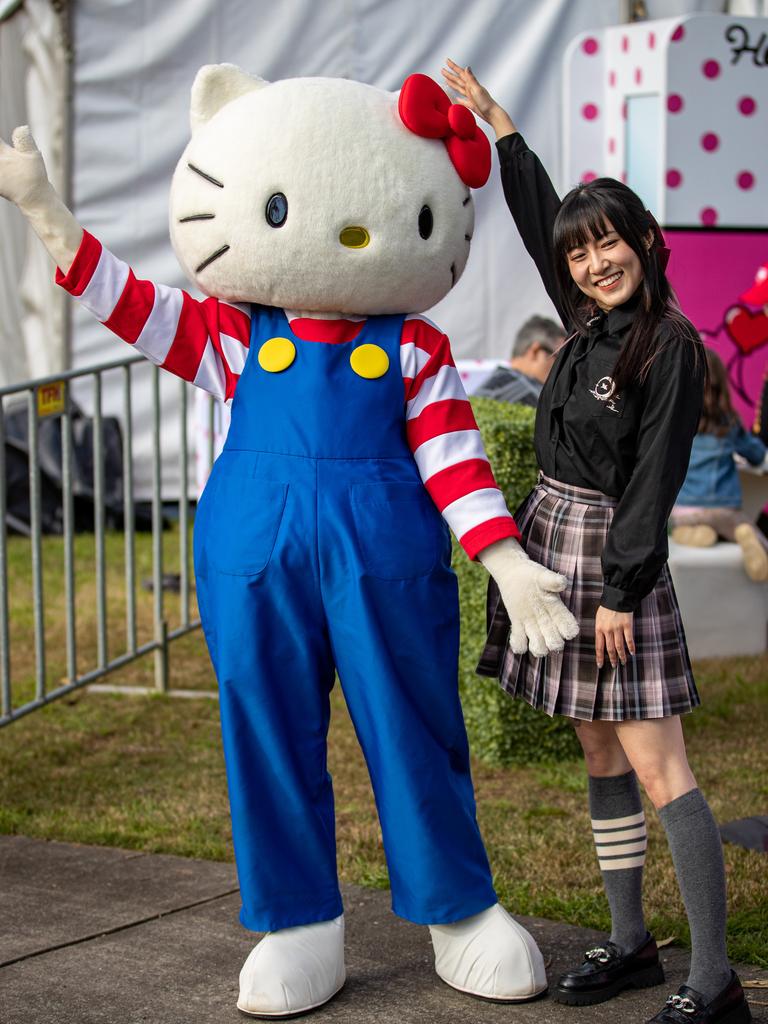 Japanese pop culture is celebrated at the Sydney Cherry Blossom Festival. Picture: Christian Gilles