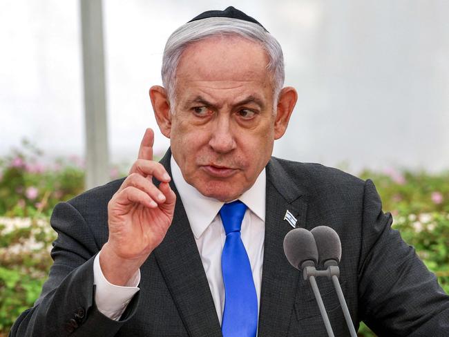 Israeli Prime Minister Benjamin Netanyahu. Picture: AFP