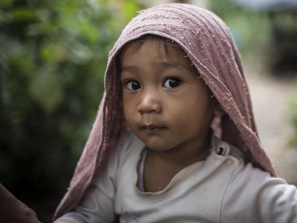 Local children in the village of Padang Lawas, Indonesia. Picture by Matt Turner.