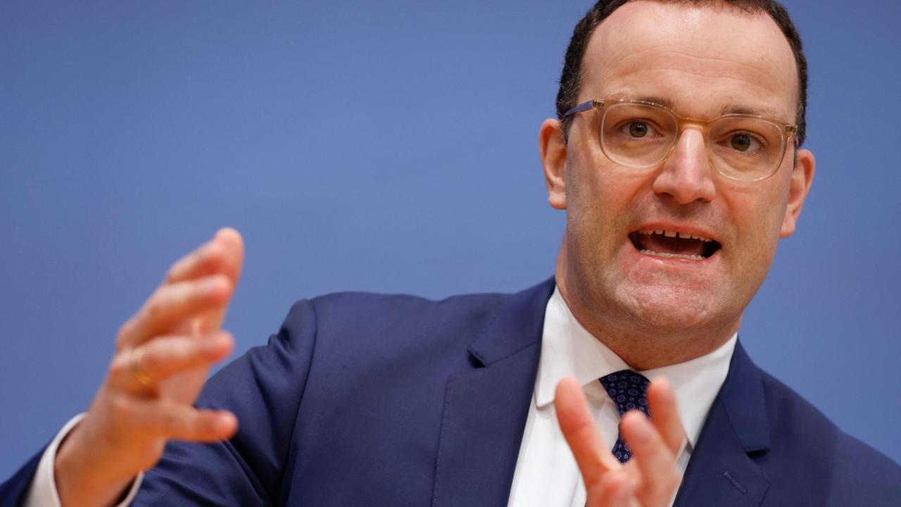 German Health Minister Jens Spahn has called the rising case numbers a ‘national emergency’. Picture: Odd Andersen/AFP