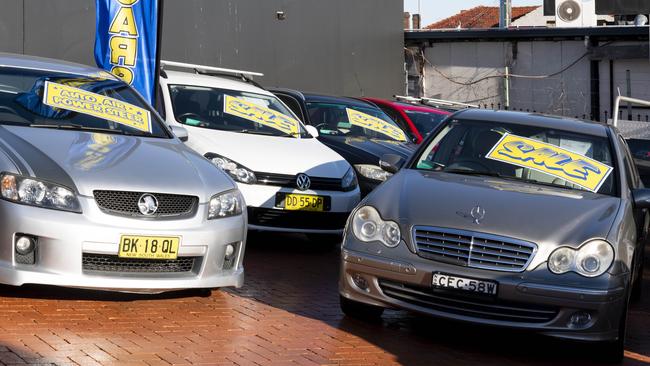 Traditional sedans such as the Holden Commodore and Mercedes C-Class are dropping in value. Picture: Monique Harmer