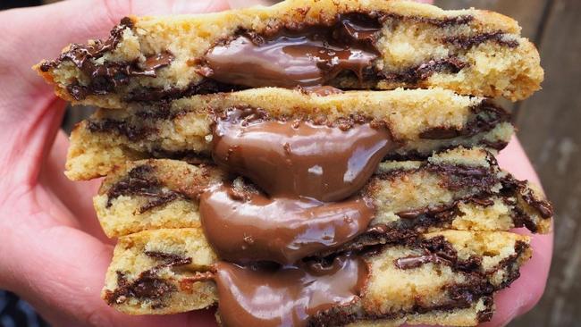 The Nutella bomb cookie from Paddock Bakery, Miami