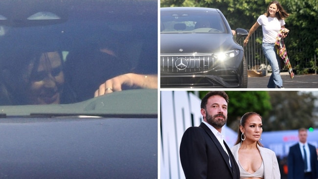 Ben Affleck and Jennifer Garner share an intimate moment. Picture: Supplied