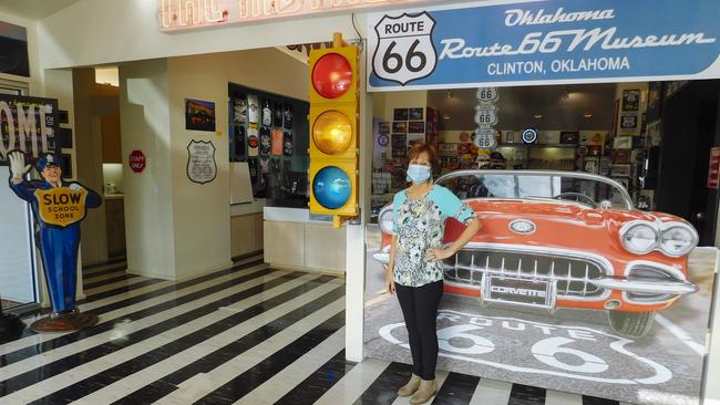 Pat Smith, director of the Oklahoma Route 66 Museum in Clinton, Oklahoma, USA. Picture: Nathan Vass