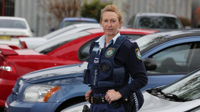 Macquarie Fields LAC crime prevention officer Kerry Wilson reminds people to lock their cars at night and remove valuables.