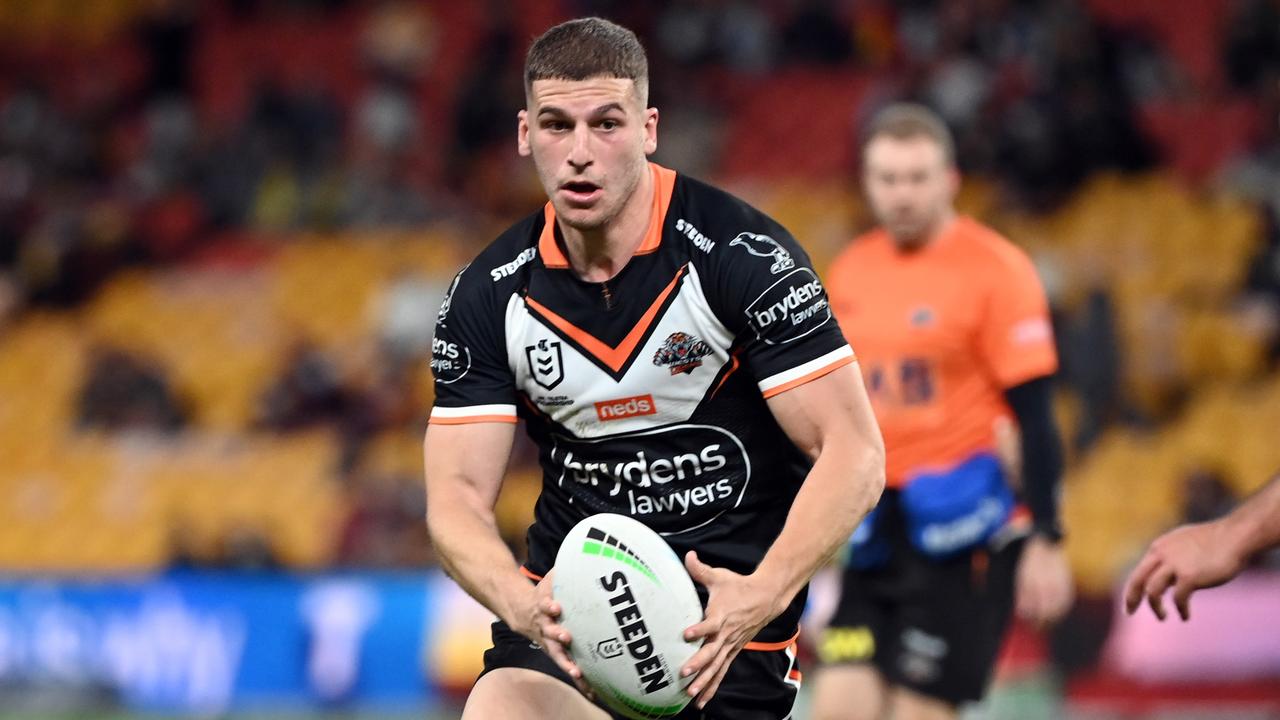 Adam Doueihi will make his return for the Tigers against the Bulldogs. Picture: NRL Photos