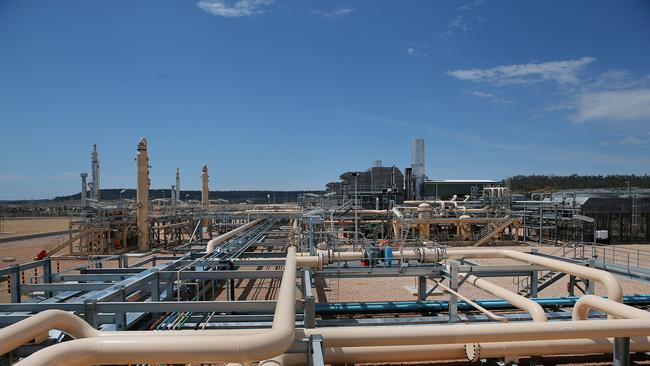 Santos’ Fairview gas field near Injune Pictures: Jack Tran / The Courier Mail