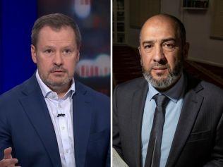 Ousted Labor cabinet minister Ed Husic and Australian Federation of Islamic Councils president Rateb Jneid. Pictures: News Corp Australia