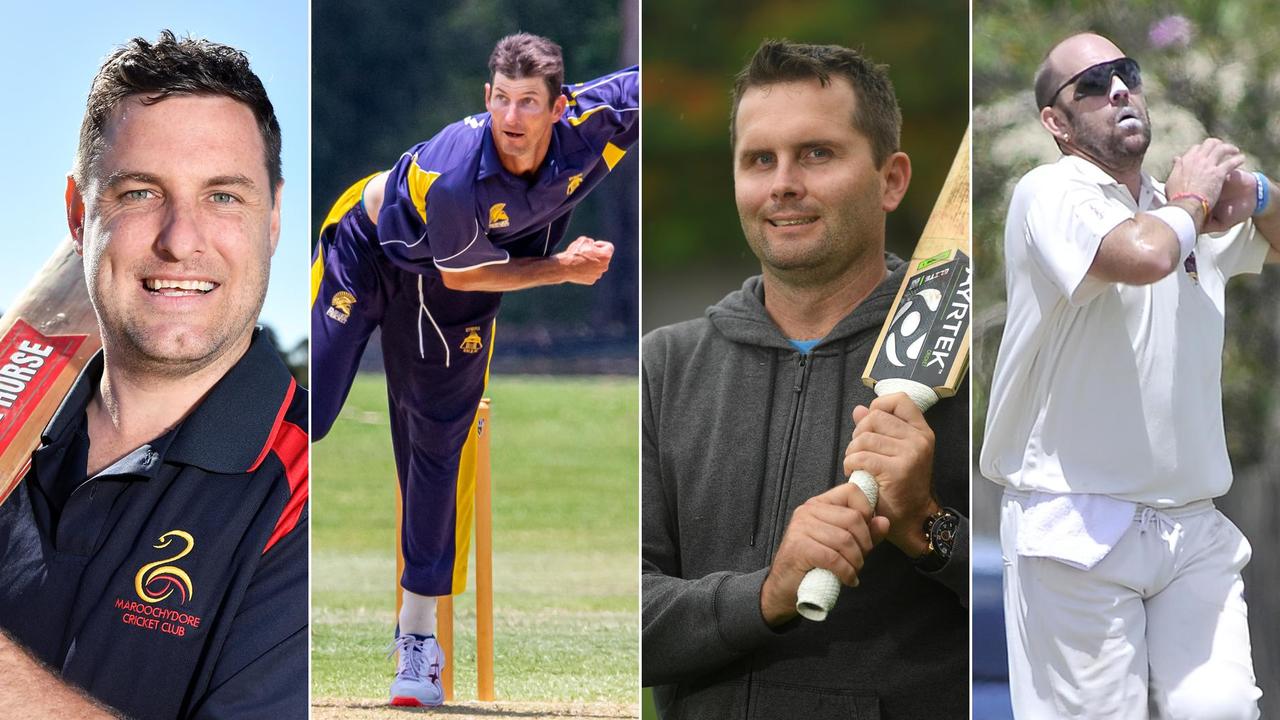 Some of the Sunshine Coast’s best cricketers Adam Thornton, Troy Ashton, Jeremy Schultz and Matthew Anderson.​