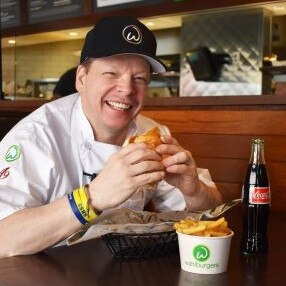 Chef Paul Wahlberg, the co-founder of the Wahlburgers hamburger restaurant franchise with his actor brothers Mark and Donnie. Picture: Wahlburgers