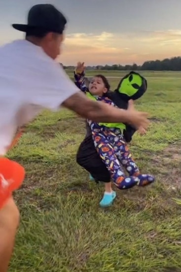 Halloween costume ideas for kids: TikTok dad's epic alien abduction goes  viral