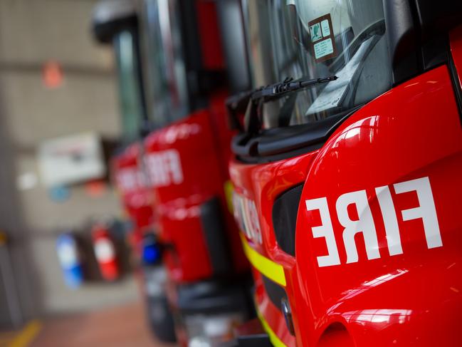 A stock image of a Fire Rescue Victoria fire truck. Picture: Fire Rescue Victoria.