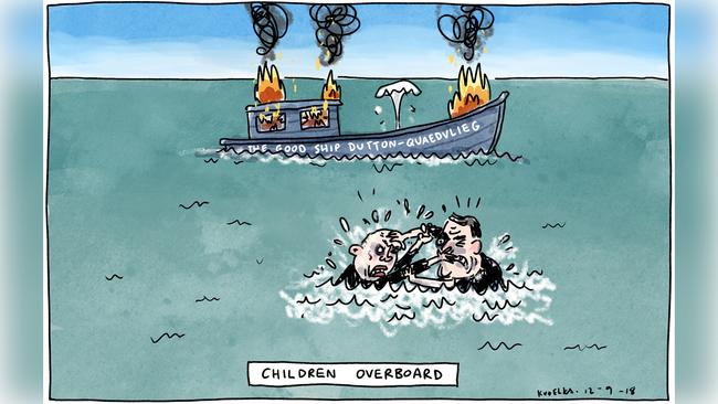 Jon Kudelka Letters Cartoon for 12-09-2018. Version: Letters Cartoon  (1280x720 - Aspect ratio preserved, Canvas added)COPYRIGHT: The Australian's artists each have different copyright agreements in place regarding re-use of their work in other publications.Please seek advice from the artists themselves or the Managing Editor of The Australian regarding re-use.