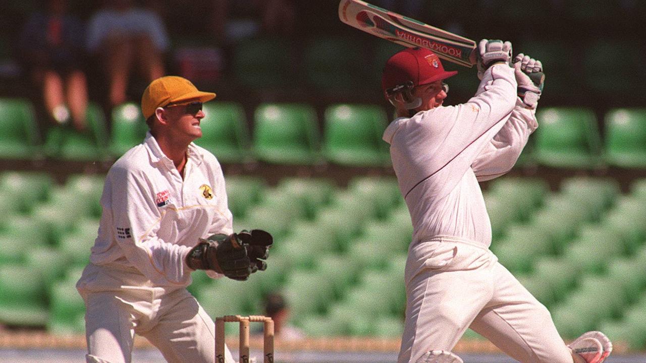 Stuart Law had so much time - that is Adam Gilchrist keeping for Western Australia.