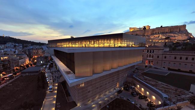 A general view of the Acropolis museum. Picture: AFP