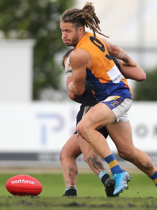 Jack Geary played in six flags for Golden Square including last year before taking on the coaching job at Cohuna Kangas. Picture: Yuri Kouzmin