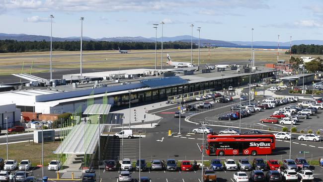 Concerns have been raised over the proposed reclassification of airspace above Hobart Airport. Picture: MATT THOMPSON