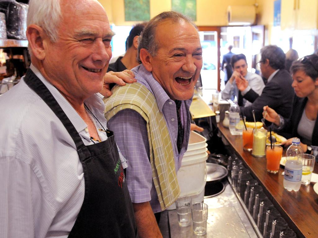 A photo of the pair from 2010. Picture: William West/AFP