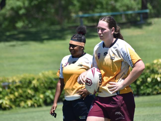 CQ Capras under-19 women’s trials at Rugby Park, Rockhampton, on November 26, 2022.