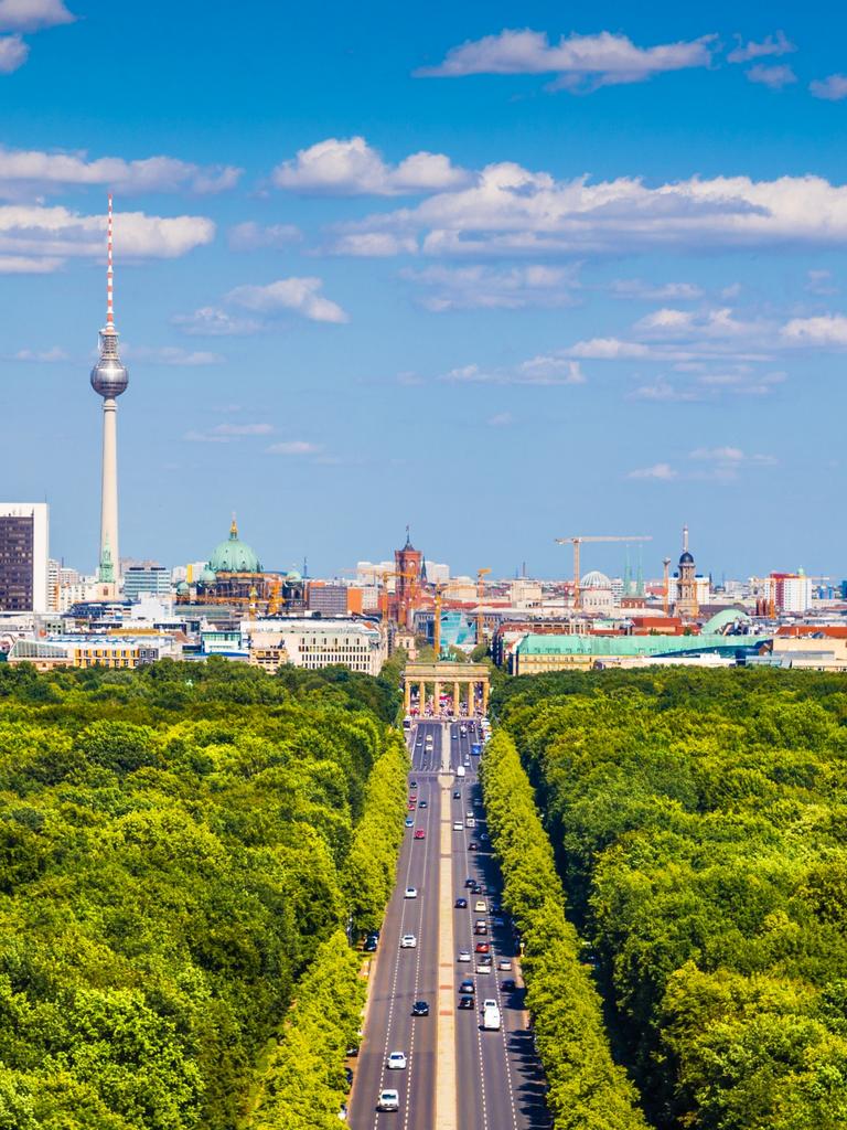 Tiergarten park looking towards the Brandenburg Gate. Picture: Istock