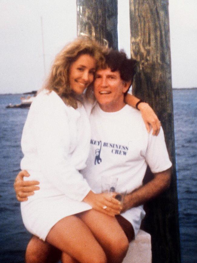 Gary Hart and Donna Rice in 1987. Picture: AP 