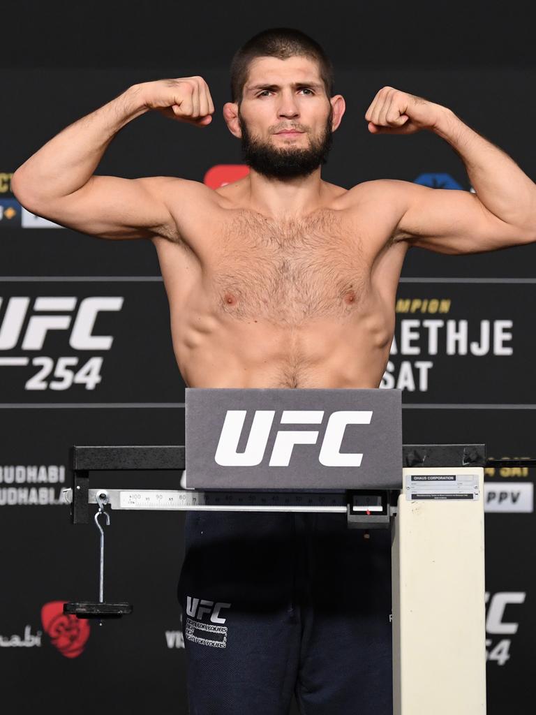 Khabib Nurmagomedov. Photo by Josh Hedges/Zuffa LLC via Getty Images.