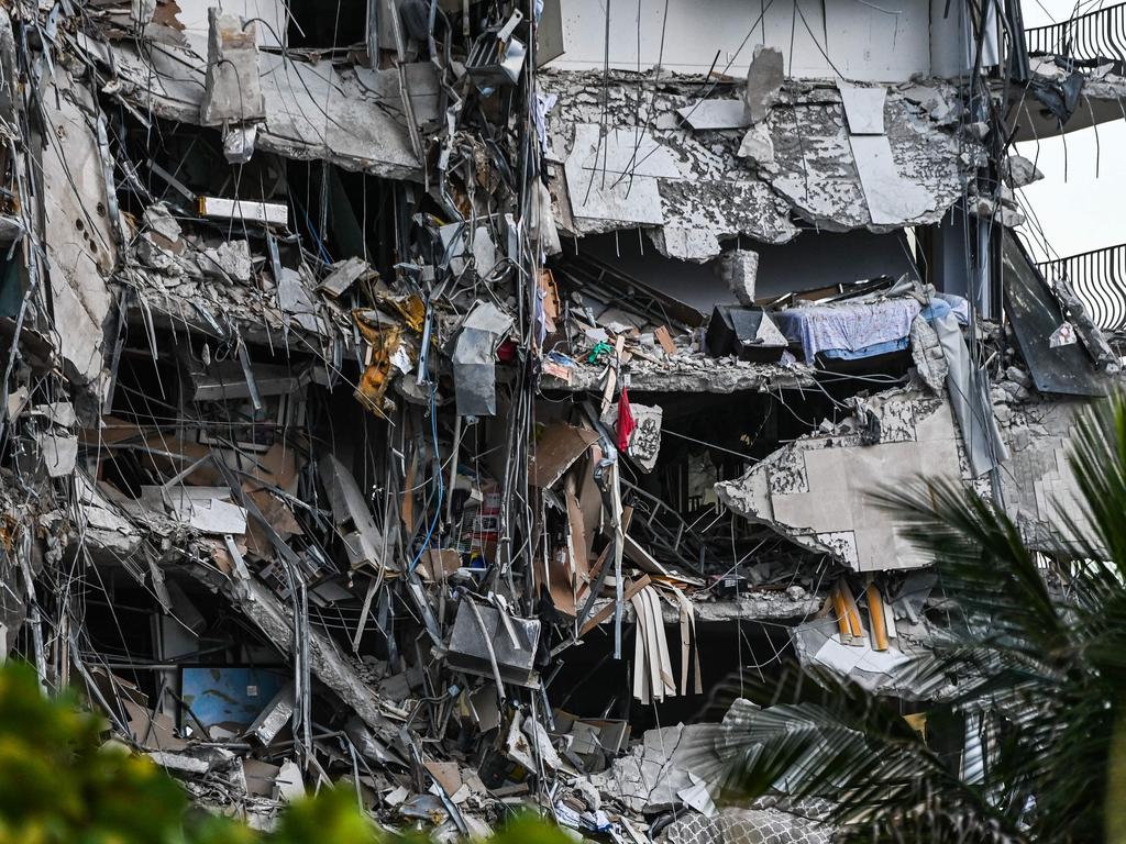 An eyewitness has reported seeing bodies being pulled from the rubble. Picture: CHANDAN KHANNA / AFP.