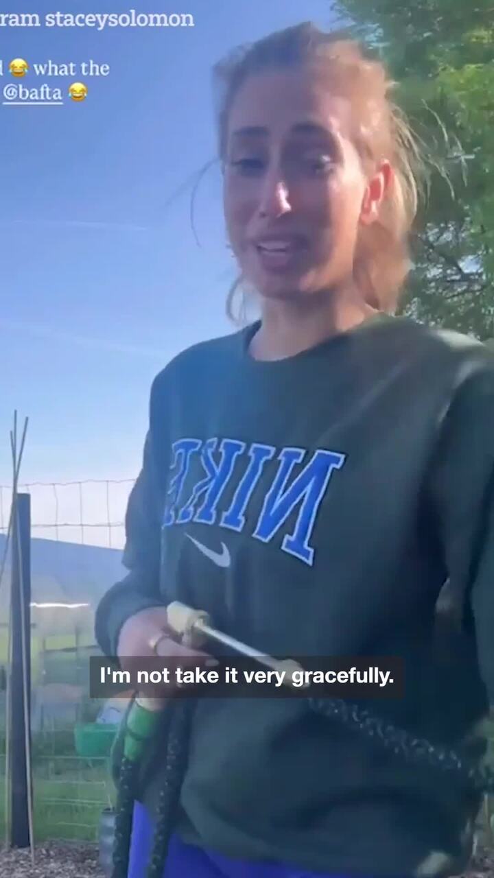 Stacey Solomon's huge rant after failing to win a BAFTA