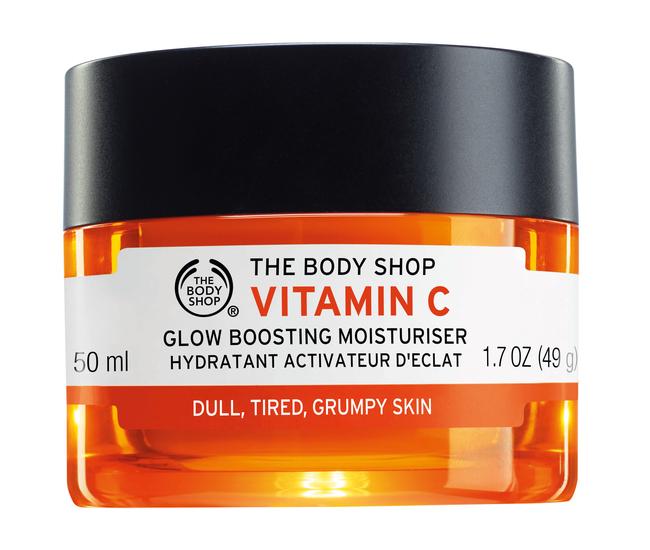 The Body Shop’s vitamin C glow boosting moisturiser.