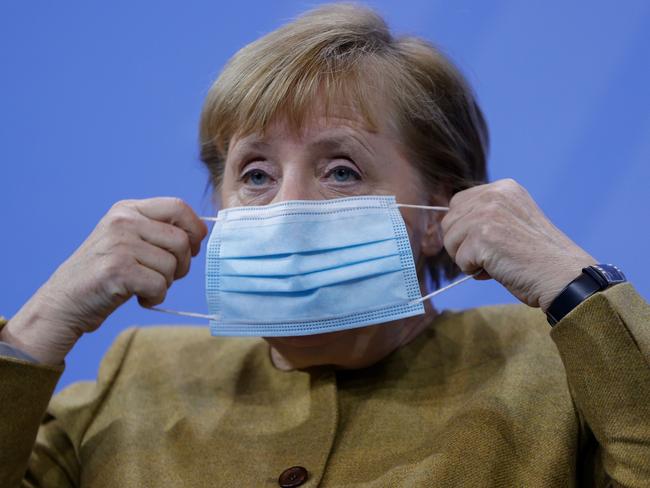 German Chancellor Angela Merkel. Picture: AFP