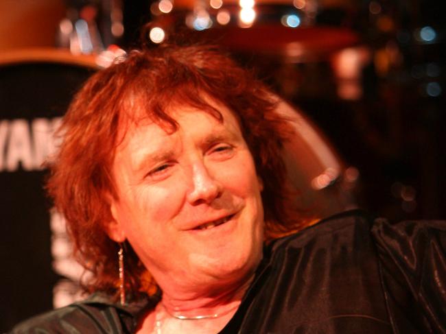 Former AC/DC and Masters Apprentices drummer Colin Burgess in Hobart