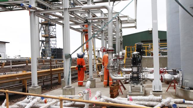 The Nyrstar smelter redevelopment at Port Pirie. Picture: Karen Seindanis.