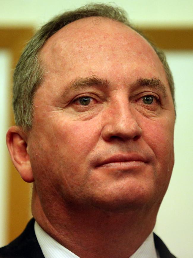 Barnaby Joyce today. Picture: Kym Smith