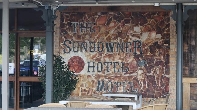 The scene of an alleged one punch attack at the Sundowner Hotel at Caboolture.