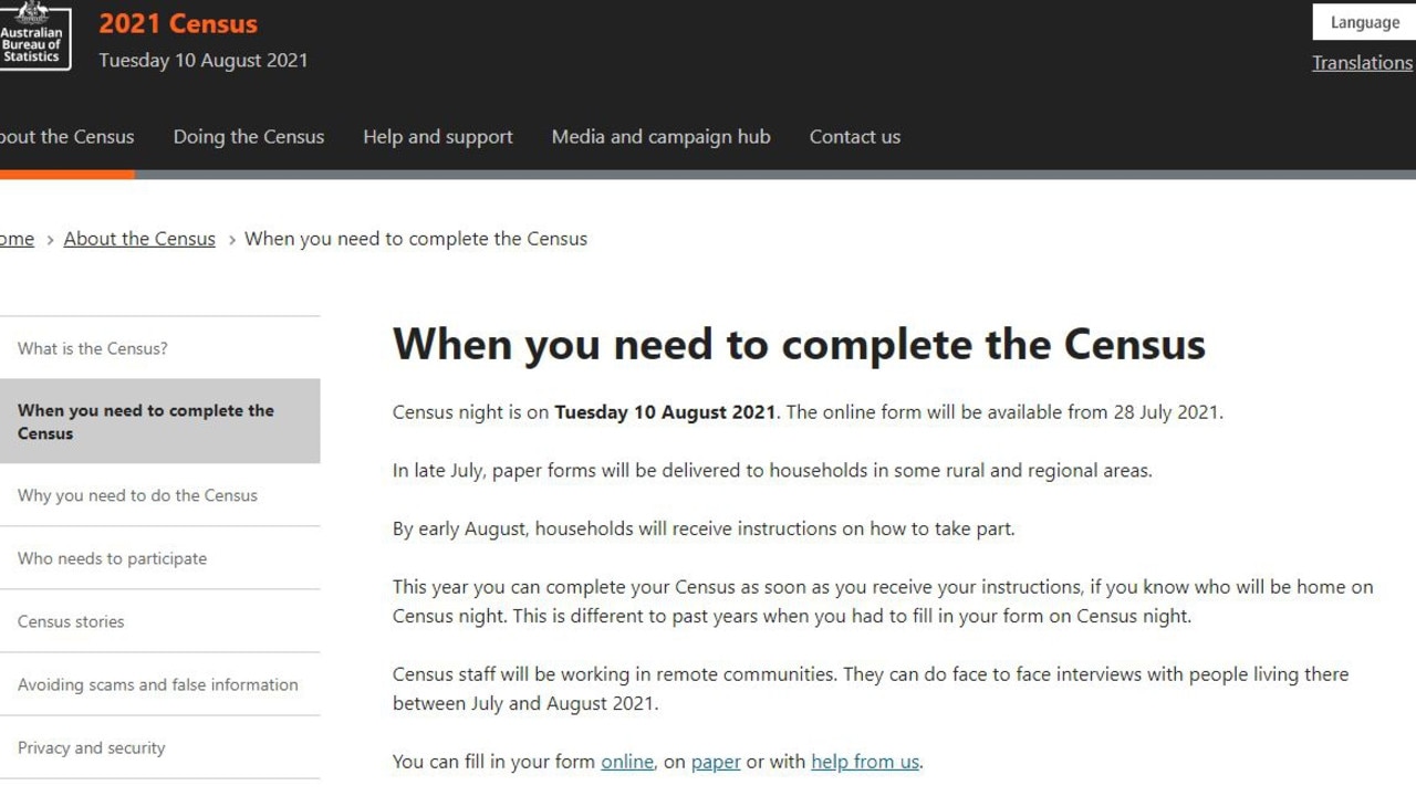 Census 2021 New Security Online To Stop Cyber Attack The Courier Mail