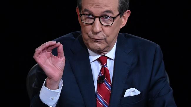 Chris Wallace’s perpetually exasperated face. Picture: Olivier Douliery/AFP